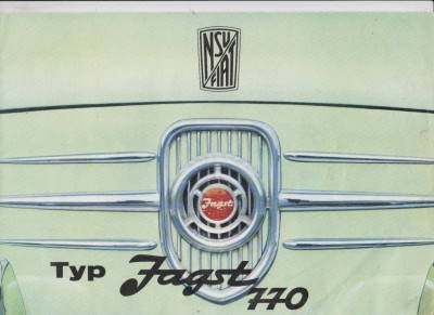 alter Prospekt NSU Fiat Jagst 770