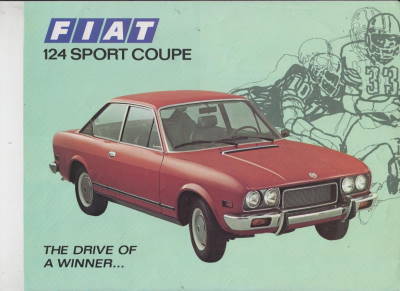 Fiat 124 Sport Coupe Prospekt