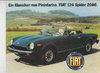 Fiat 124 Spider 2000 Prospekt
