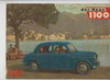 Fiat 1100 alter Auto-Prospekt