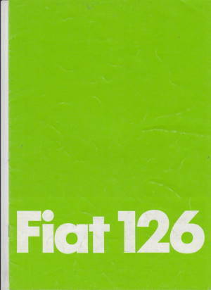 Fiat 126 Autoprospekt 1980
