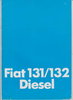 Fiat 131 - 132 Diesel Autoprospekt
