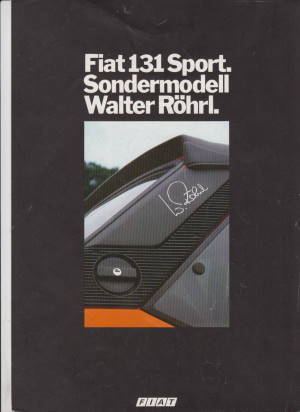 Fiat 131 Sport Walter Röhrl