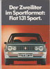 Fiat 131 Sport Prospekt 1978