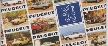 Peugeot Programm Autoprospekt  1982 NL