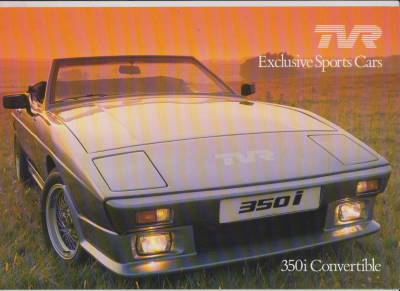 TVR Sportcars Autoprospekt