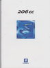 Peugeot 206 CC Broschüre 2001