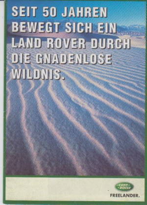 Land Rover Freelander Prospekt 1998