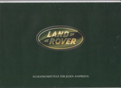 Land Rover Programm Prospekt 1993