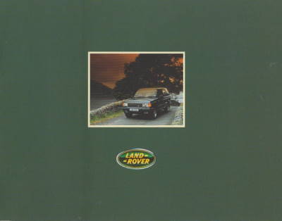 Land Rover Programm  Prospekt 1995
