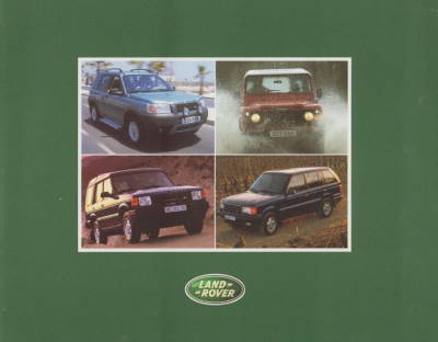 Land Rover Programm Prospekt 1998