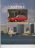 Ford Aspire Autoprospekt 1996 USA