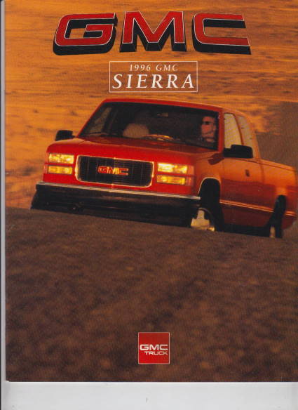 GMC Sierra Prospekt Broschüre 1995