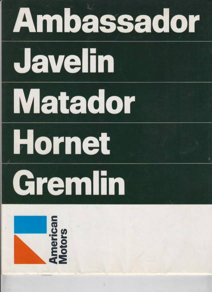 AMC PKW Programm Frankreich  Autoprospekt