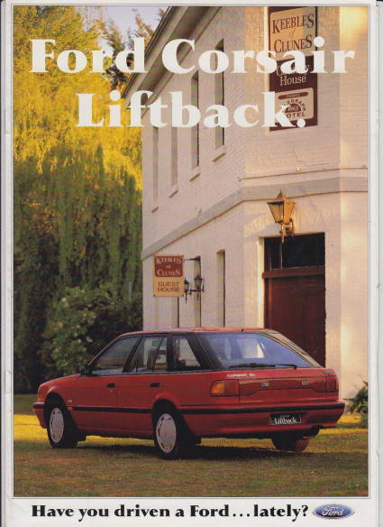 Ford Corsair Liftback Prospekt USA 1990
