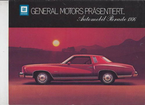GM Prospekt US-Cars 1976