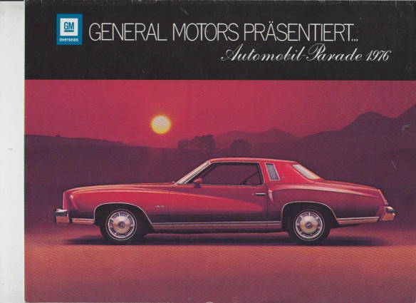 GM Prospekt US-Cars 1976