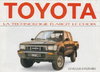 Toyota Programm Autoprospekt Frankreich 1990