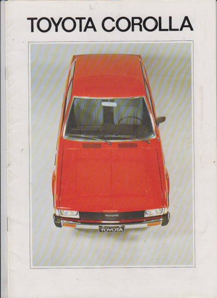 Toyota Corolla Prospekt NL 1981