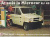 Microcar RJ 49 Prospekt Frankreich