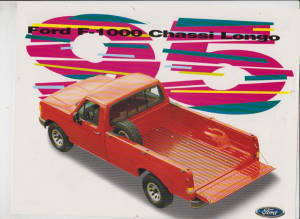 Ford F-1000 Chassi longo Prospekt