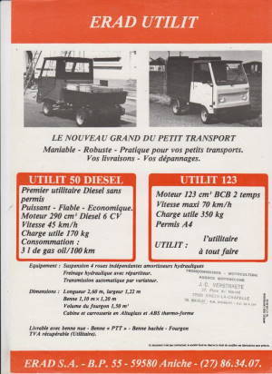 Erad Utilit Prospekt Frankreich