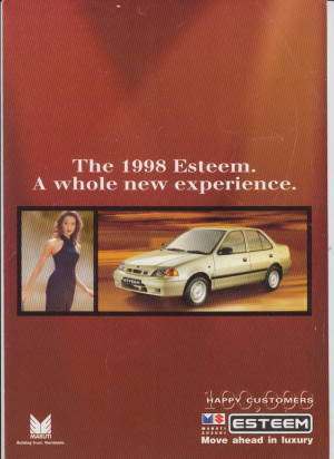 Maruti Esteem 1998 Prospekt Indien