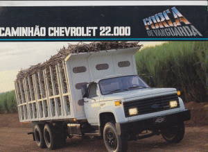 Prospekt Chevrolet LKW Spanisch 1985