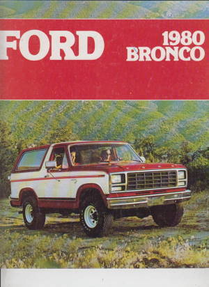 Prospekt Ford Bronco USA 1980
