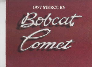 Prospekt Mercury Bobcat Comet USA  1977