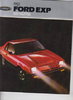 Ford EXP Autoprospekt USA 1982