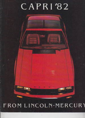 Prospekt Mercury Capri 1981