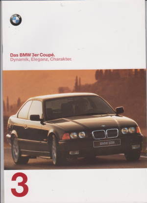 BMW 3er Coupe Auto-Prospoekt  1997