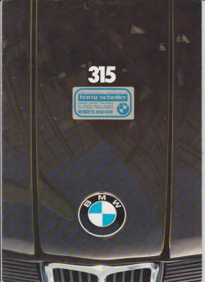 BMW 315 - Dreier original Prospekt I - 1981