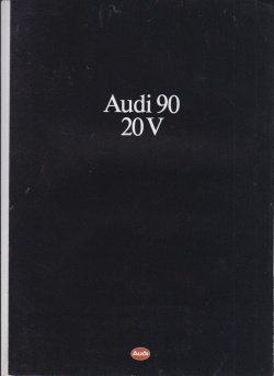 Audi 90 - 20V Autoprospekt 1988