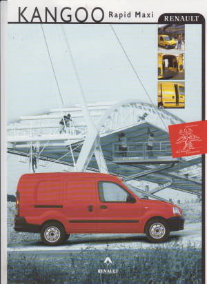 Renault Kangoo Rapid Maxi 1999 Prospekt