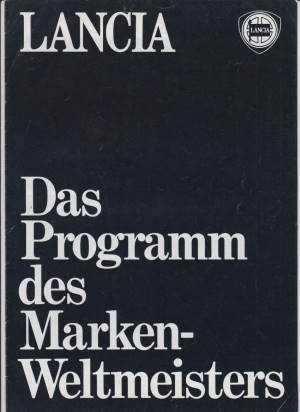 Lancia PKW PRogramm 1981 Prospekt