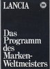 Lancia PKW PRogramm 1981 Prospekt