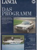 Lancia PKW Programm Prospekt 80er  J.