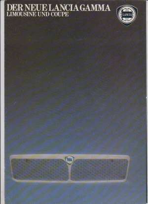 Lancia Gamma Prospekt 1988