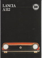 Lancia A 112 Autoprospekte