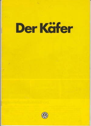 VW Käfer Prospekt 1979