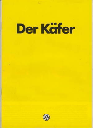 VW Käfer Prospekt 1983