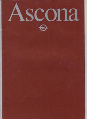 Opel Ascona C 1981 Prospekt