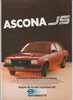 Opel Ascona B JS  Prospekt 1981