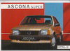 Opel Ascona Super 1985 Prospekt