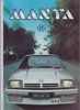 Opel Manta Prospekt 1983