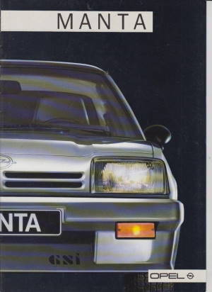 Opel Manta Prospekt 1986
