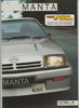 Opel Manta  1984 Prospekt