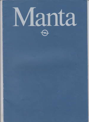 Opel Manta Prospekt 8 - 1982